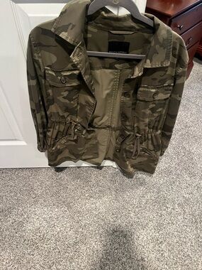 Banana Republic Green Camouflage Utility Jacket